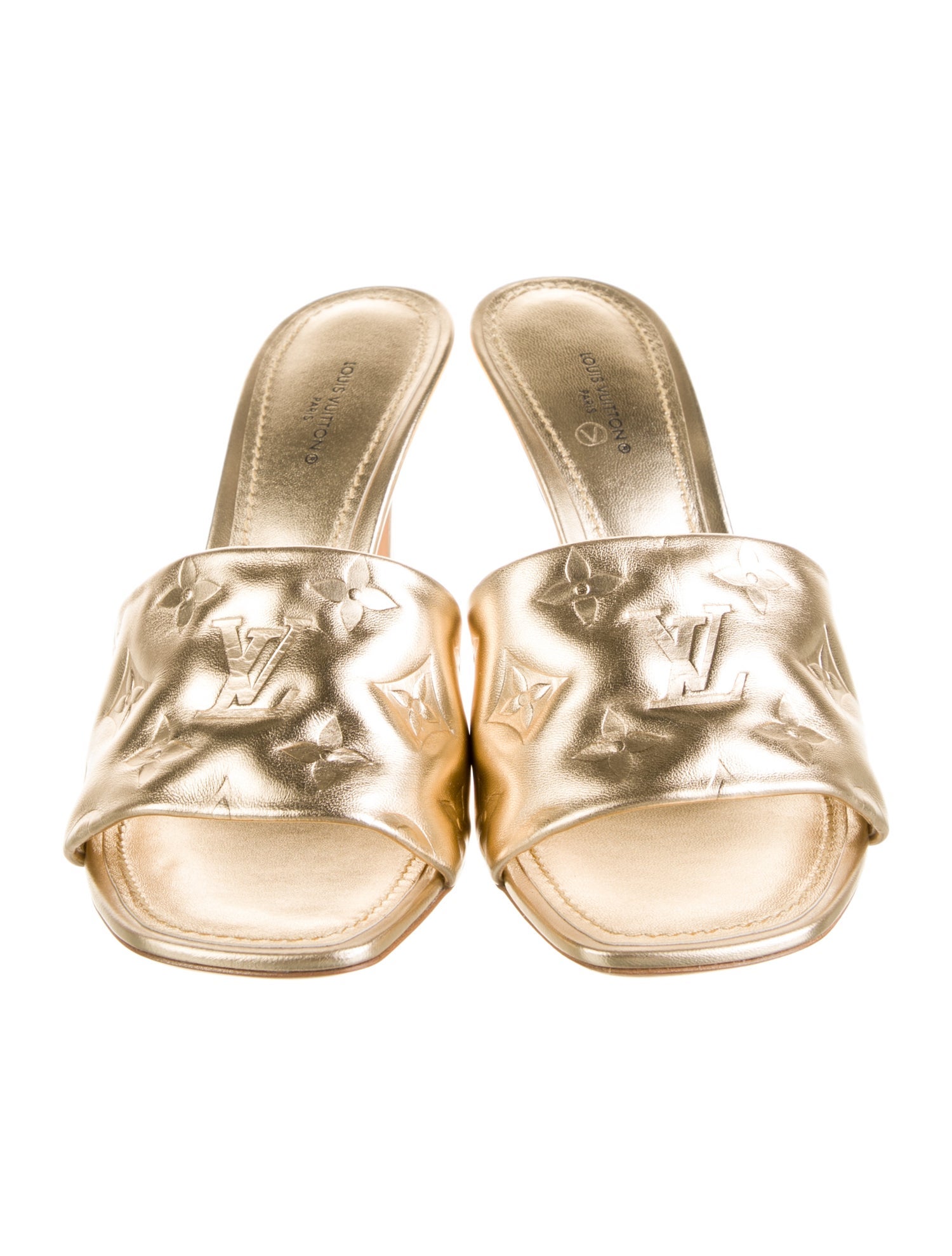 Louis Vuitton LV Monogram Leather Sandals