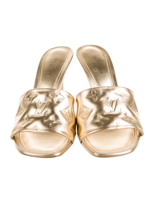 Louis Vuitton LV Monogram Leather Sandals