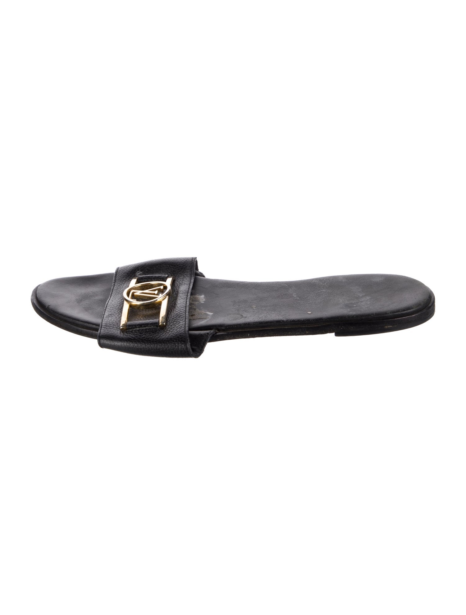 Louis Vuitton Leather Slides