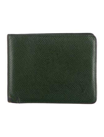 Louis Vuitton Taiga Leather Bifold Wallet