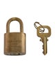 Louis Vuitton Brass Lock & Key Set