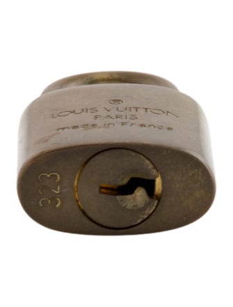 Louis Vuitton Brass Lock & Key Set
