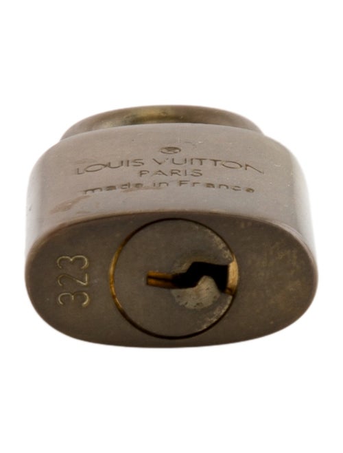 Louis Vuitton Brass Lock & Key Set