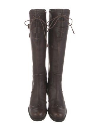 Louis Vuitton Leather Riding Boots