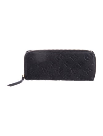 Louis Vuitton LV Monogram Empreinte Leather Zippy Wallet