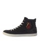 Louis Vuitton Suede Embroidered Accent Sneakers