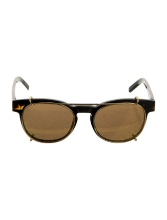 Louis Vuitton Monogram Pattern Round Eyeglasses