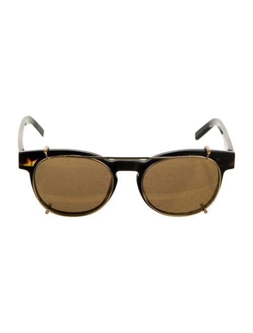 Louis Vuitton Monogram Pattern Round Eyeglasses