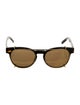 Louis Vuitton Monogram Pattern Round Eyeglasses