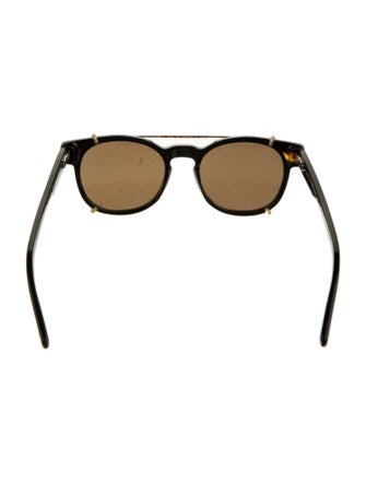 Louis Vuitton Monogram Pattern Round Eyeglasses