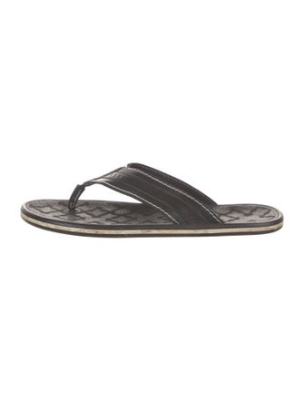 Louis Vuitton LV Monogram Rubber Flip Flops