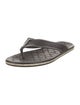 Louis Vuitton LV Monogram Rubber Flip Flops