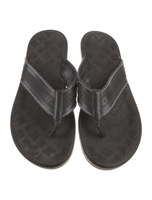 Louis Vuitton LV Monogram Rubber Flip Flops