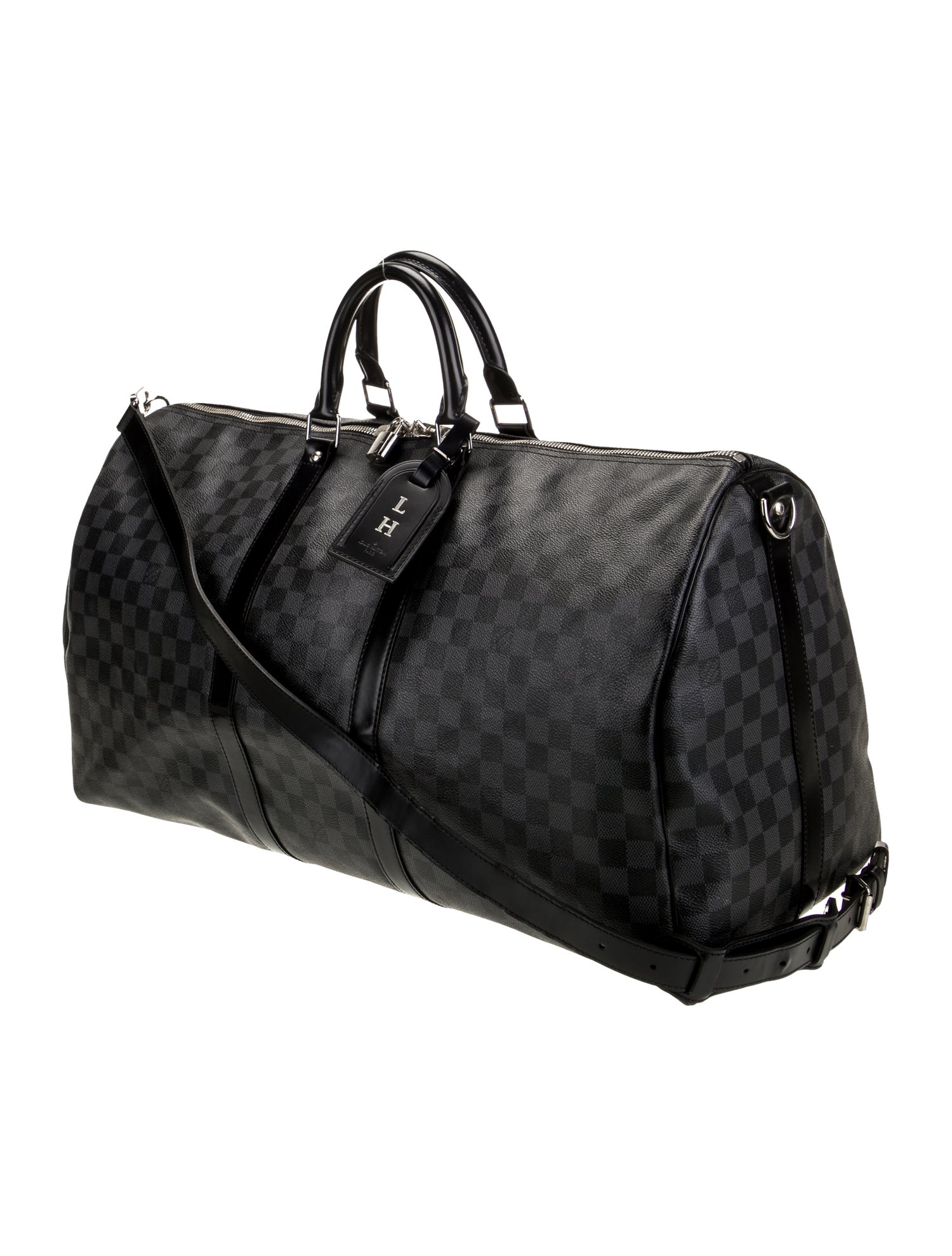 Louis Vuitton Damier Graphite Keepall Bandouliere 55