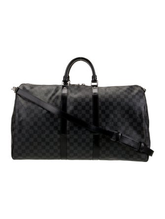 Louis Vuitton Damier Graphite Keepall Bandouliere 55