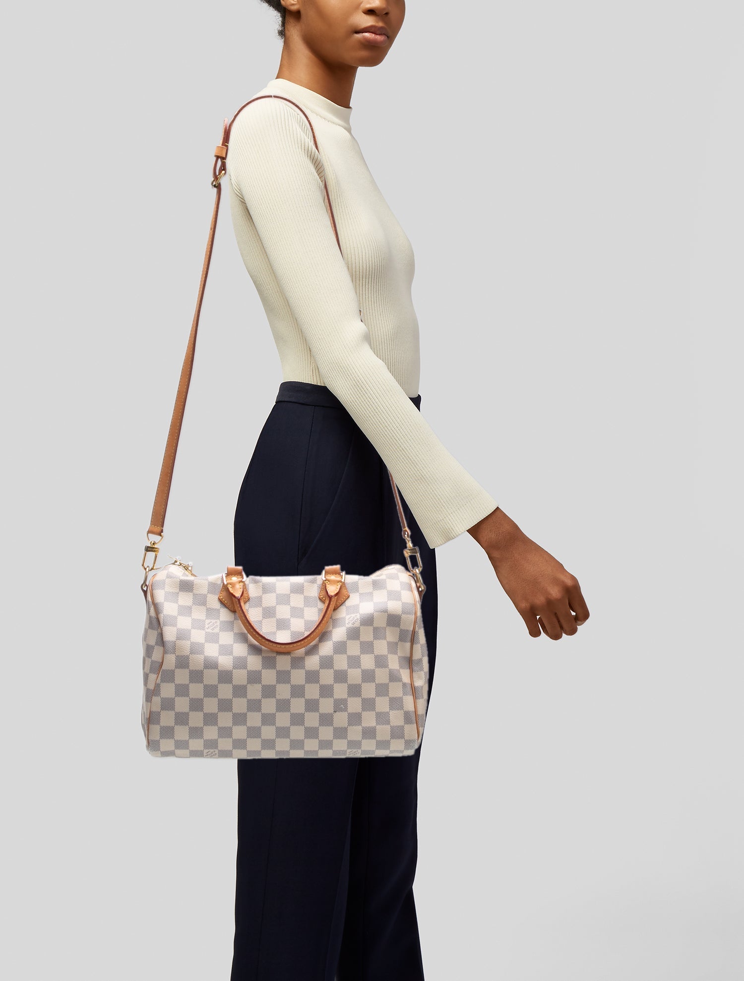 Louis Vuitton Damier Azur Speedy Bandouliere 35