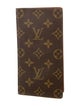 Louis Vuitton 1990 LV Monogram Checkbook Holder