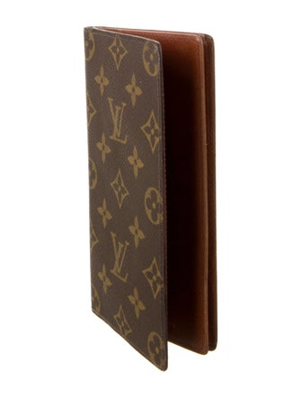 Louis Vuitton 1990 LV Monogram Checkbook Holder