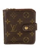 Louis Vuitton 2002 LV Monogram Zippy Compact Wallet