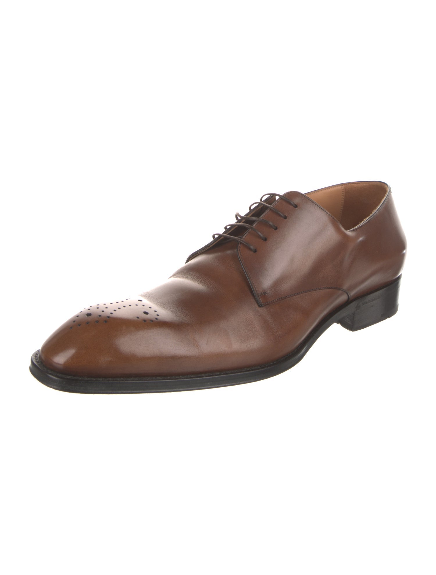 Louis Vuitton Leather Derby Shoes
