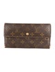 Louis Vuitton 2002 LV Monogram Sarah Wallet