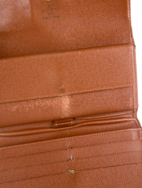 Louis Vuitton 2002 LV Monogram Sarah Wallet