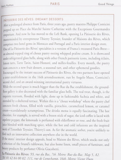 Louis Vuitton 2011 Paris City Guide