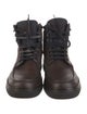 Louis Vuitton Leather Lace-Up Boots