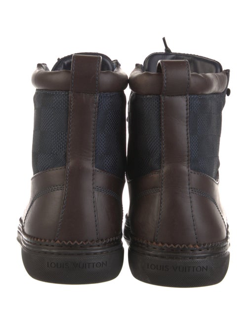Louis Vuitton Leather Lace-Up Boots