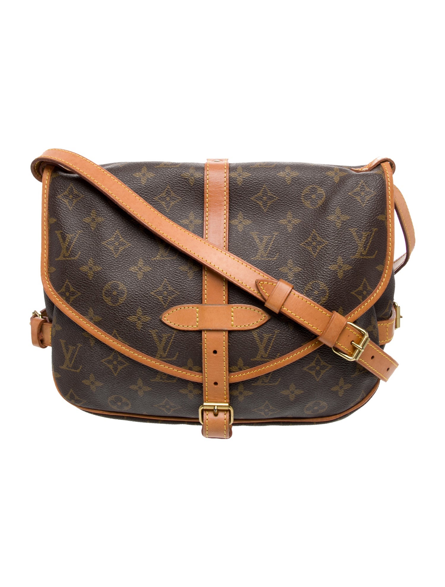 Louis Vuitton LV Monogram Saumur MM Vintage