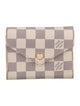 Louis Vuitton Damier Azur Pattern Coated Canvas Wallet