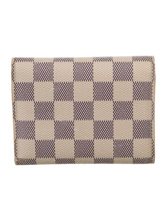 Louis Vuitton Damier Azur Pattern Coated Canvas Wallet