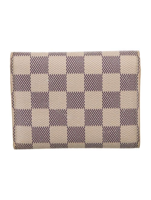 Louis Vuitton Damier Azur Pattern Coated Canvas Wallet