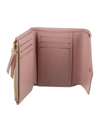 Louis Vuitton Damier Azur Pattern Coated Canvas Wallet