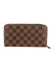 Louis Vuitton Damier Ebene Pattern Zippy Wallet