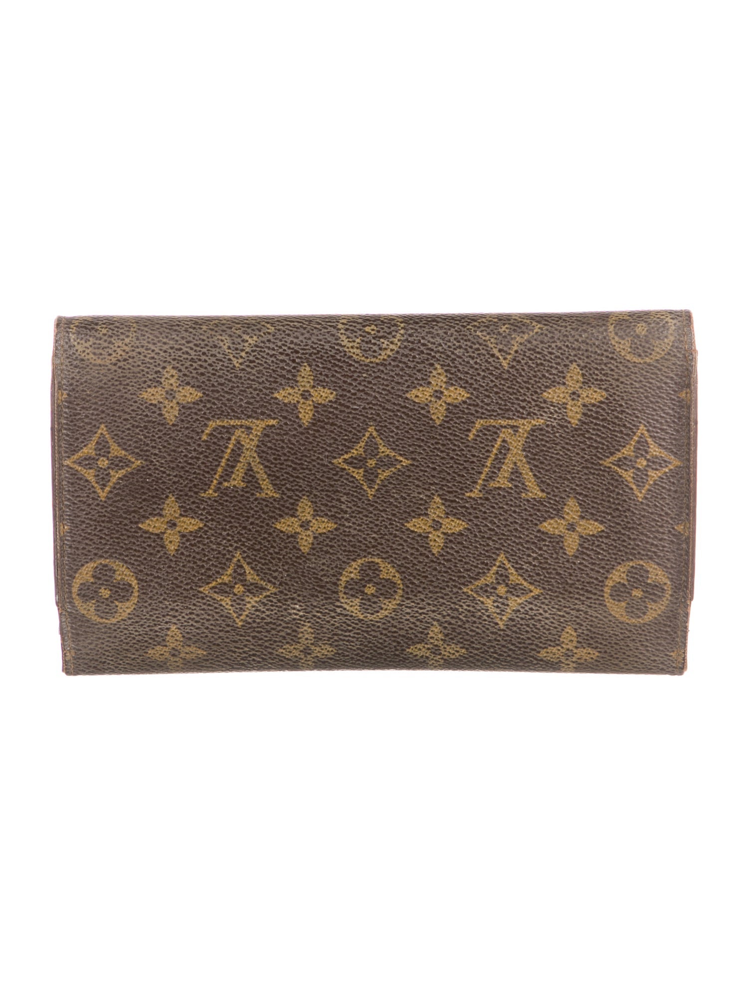 Louis Vuitton Monogram Pattern Coated Canvas International Wallet
