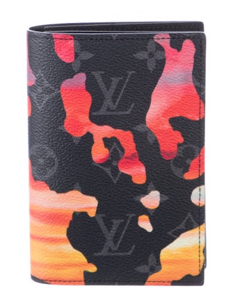 Louis Vuitton Monogram Eclipse Sunset Passport Cover