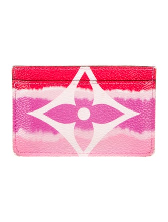 Louis Vuitton Monogram Pattern Coated Canvas Card Case