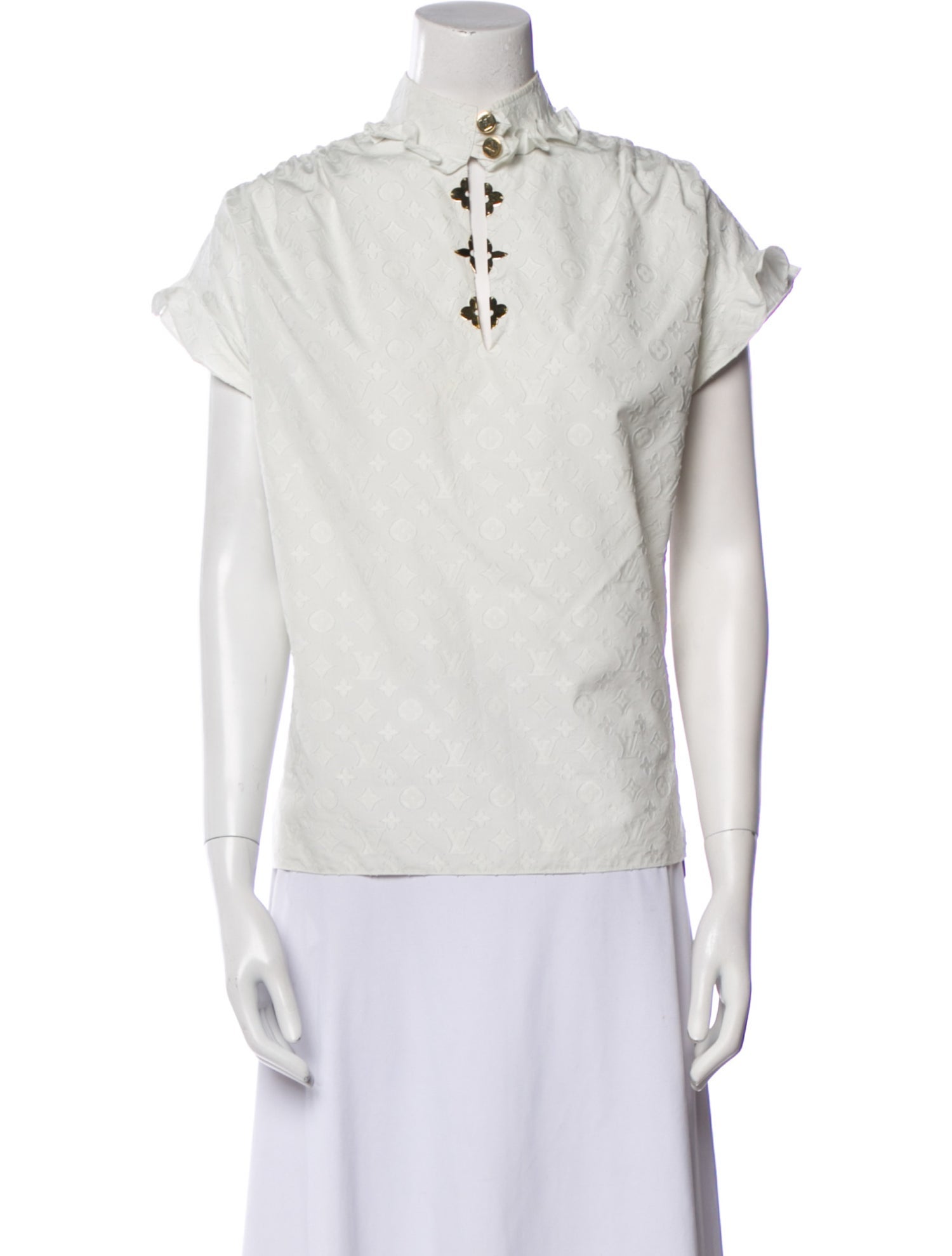 Louis Vuitton 2017 Mock Neck Polo