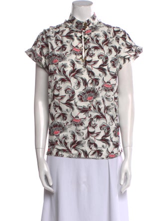 Louis Vuitton 2017 Floral Print Blouse