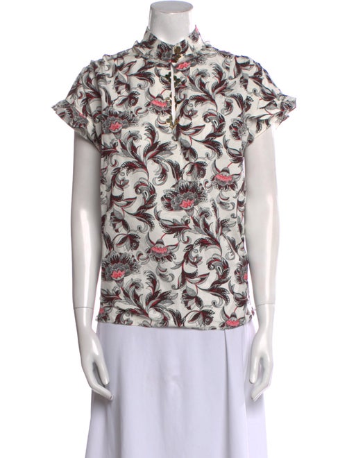 Louis Vuitton 2017 Floral Print Blouse