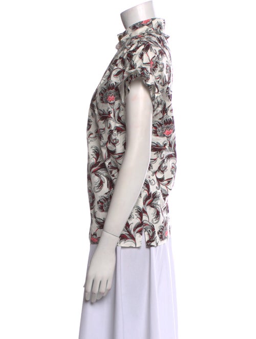 Louis Vuitton 2017 Floral Print Blouse