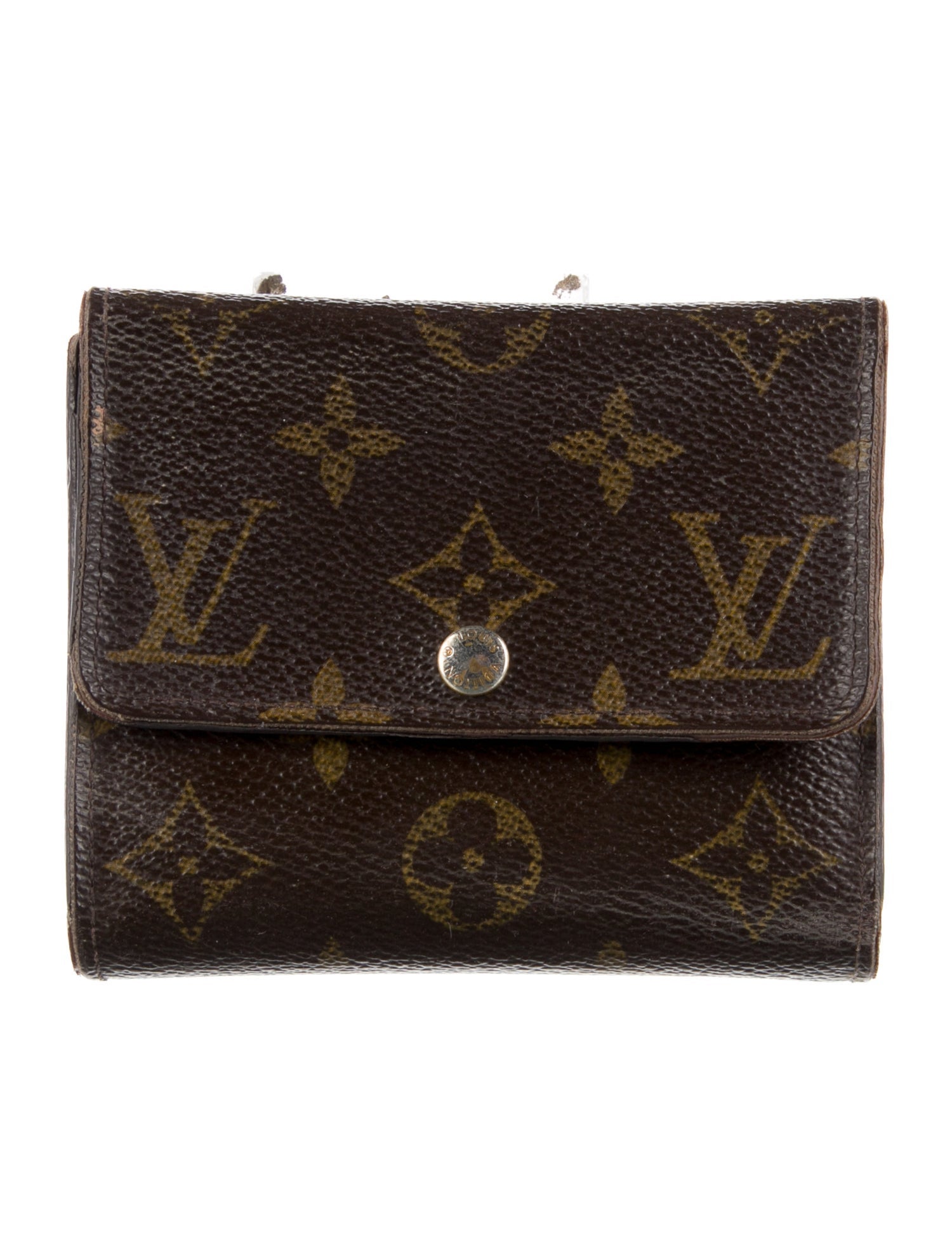 Louis Vuitton LV Monogram Coated Canvas Compact Wallet