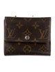 Louis Vuitton LV Monogram Coated Canvas Compact Wallet