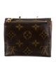 Louis Vuitton LV Monogram Coated Canvas Compact Wallet