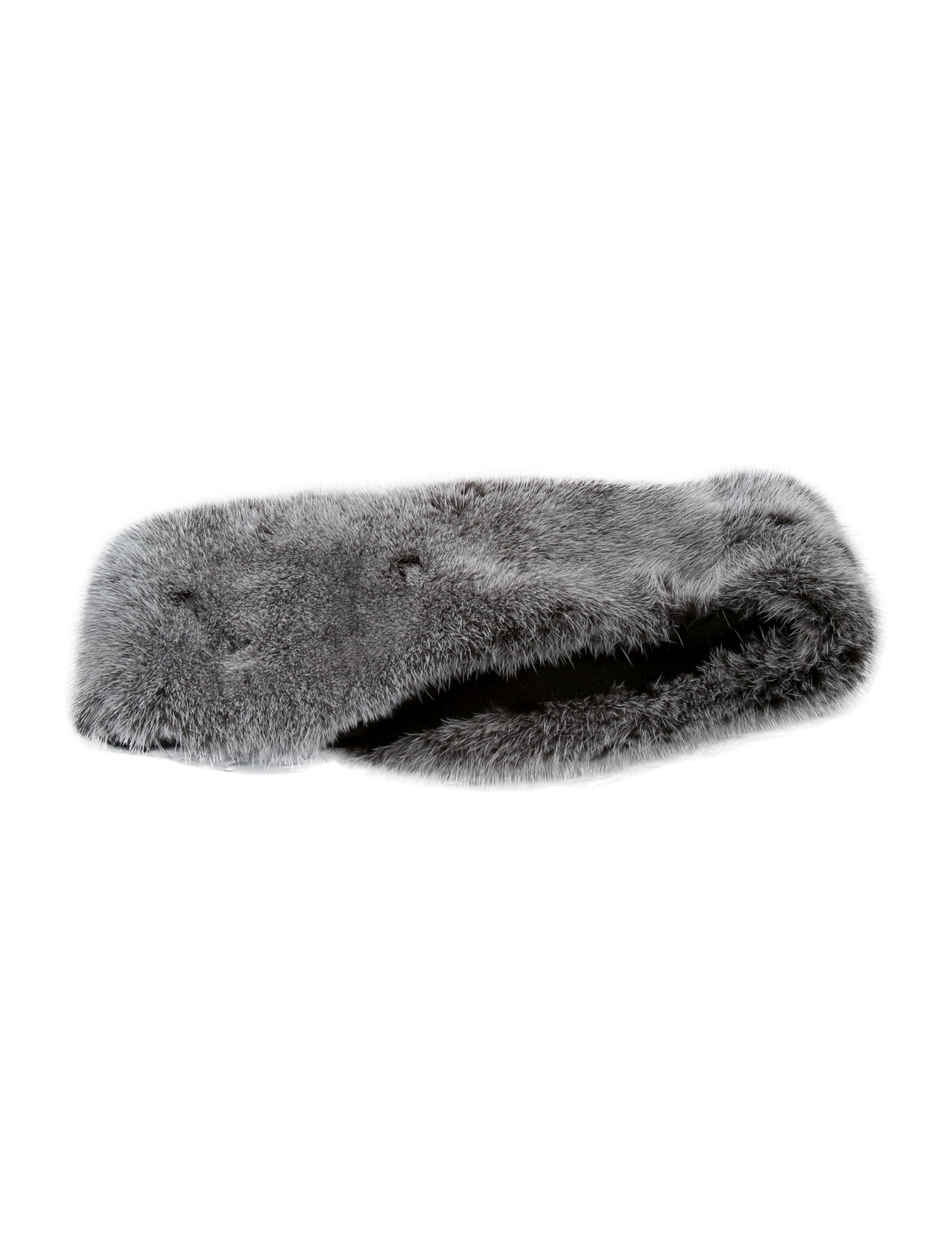 Louis Vuitton Mink Trim Cashmere Headband
