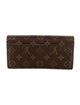 Louis Vuitton 2014 LV Monogram Sarah Wallet