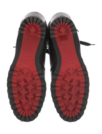 Louis Vuitton Leather Lace-Up Boots