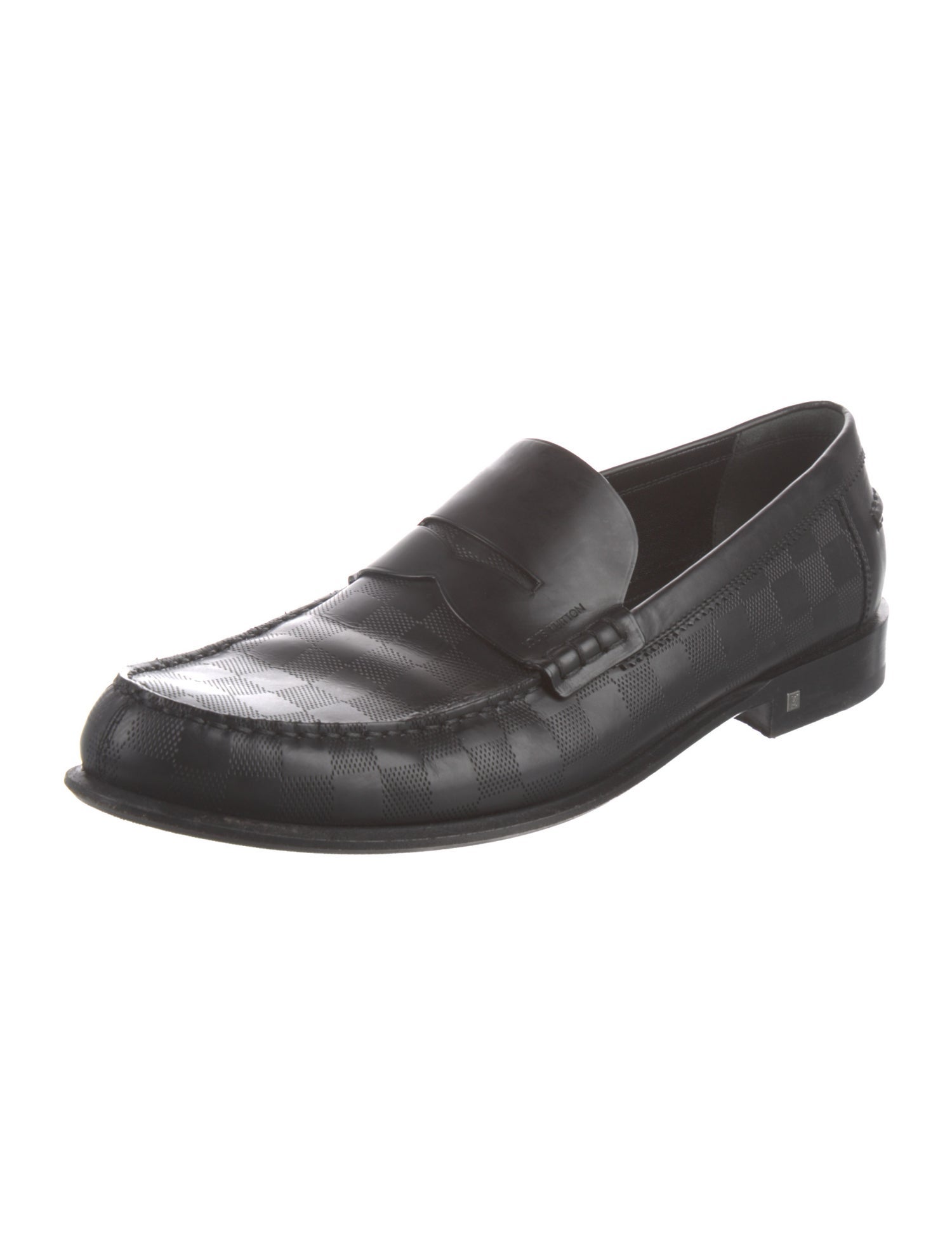 Louis Vuitton LV Monogram Leather Dress Loafers