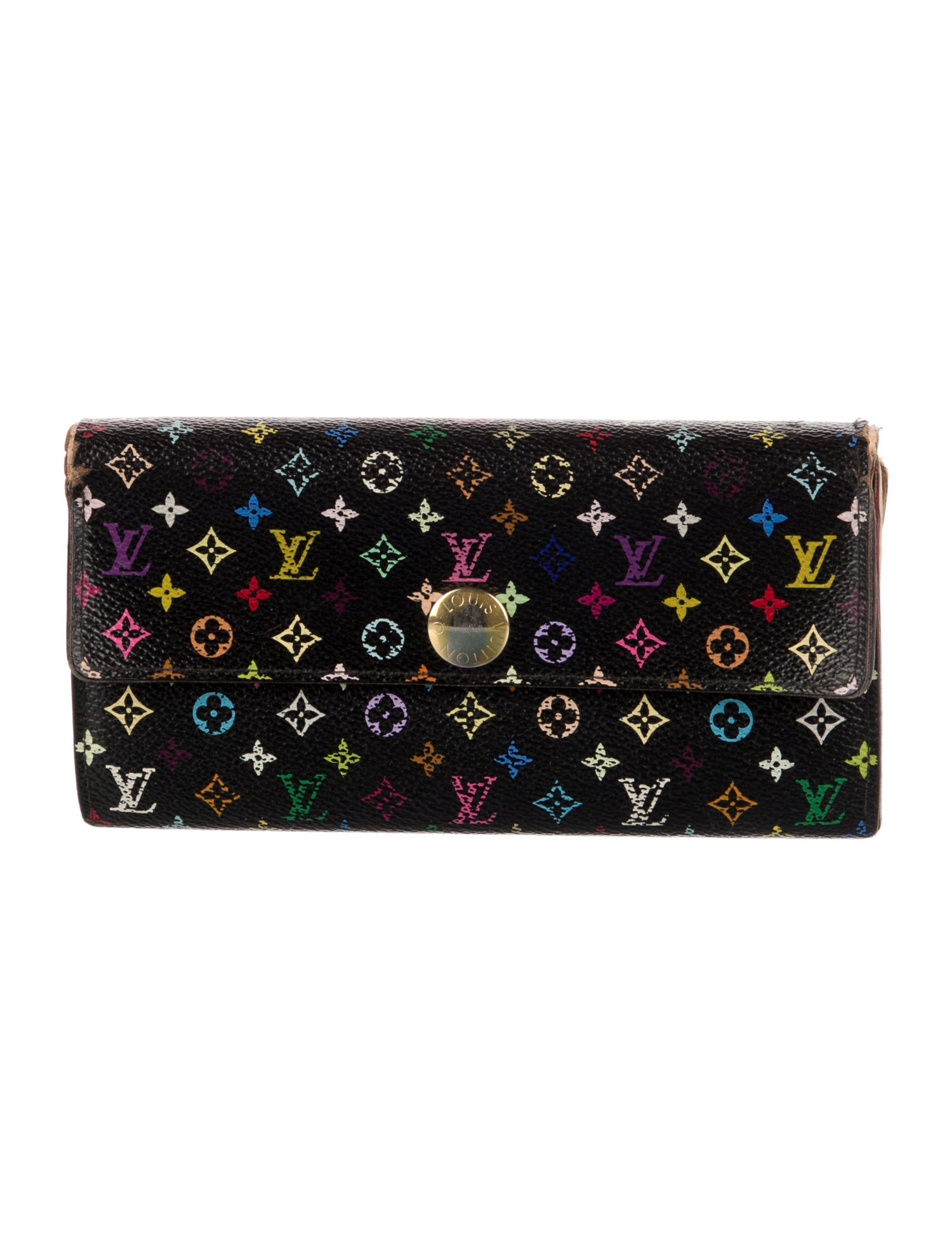 Louis Vuitton 2008 Multicolore Monogram Pattern Sarah Wallet